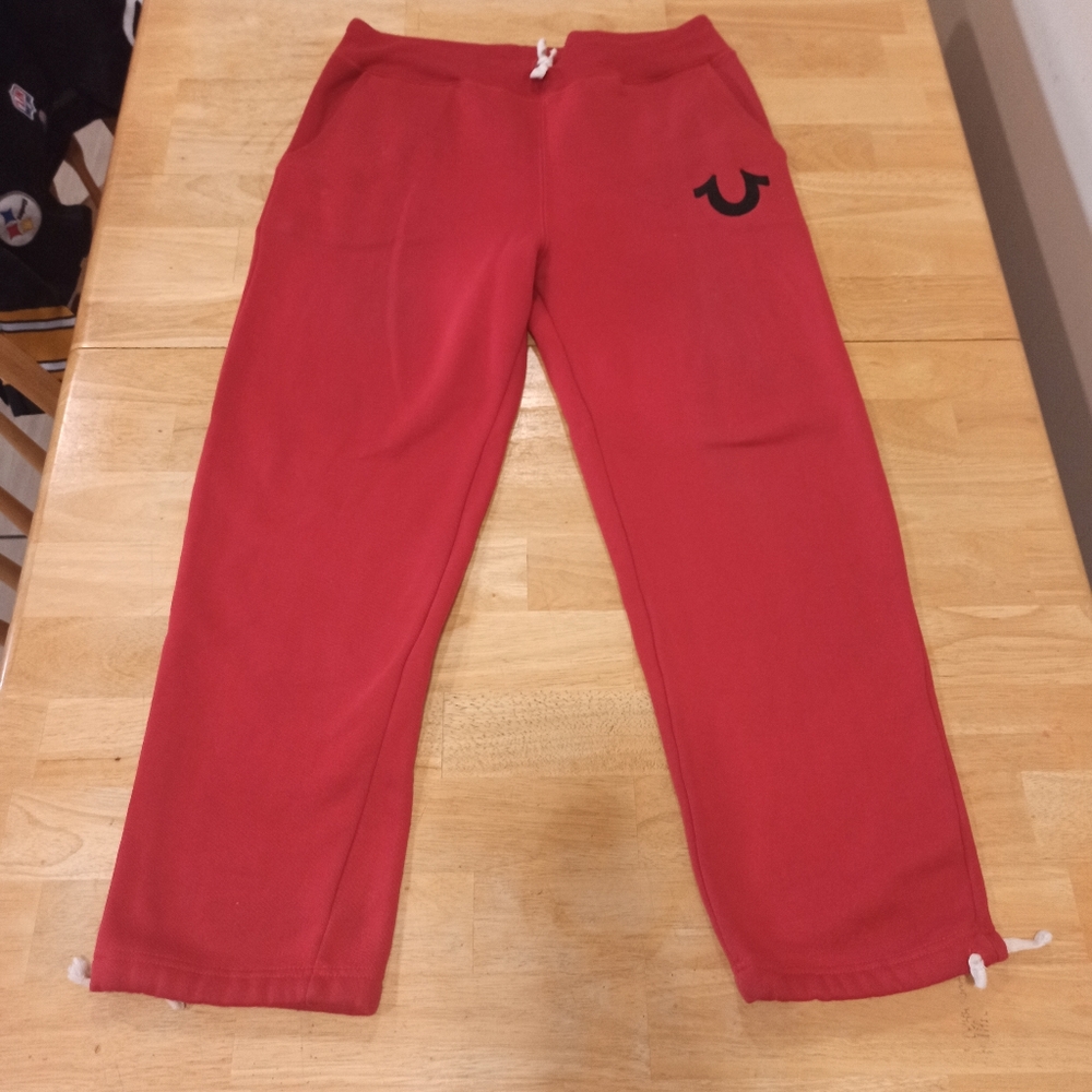 True religion men's sweat joggers size Large - Picture 2 of 12